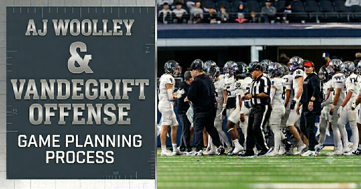 AJ Woolley & Vandegrift Offense Game Planning Process