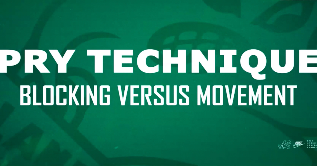 Cody Kennedy - Pry Technique Zone Blocking vs Movement