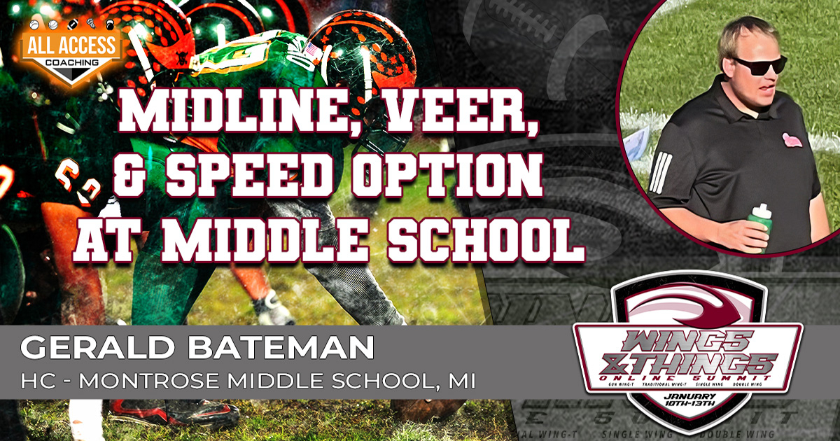 Midline, Veer, & Speed Option at middle school