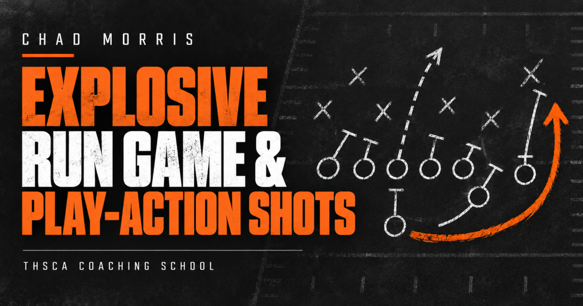 Chad Morris: Explosive Run Game & Play-Action Shots