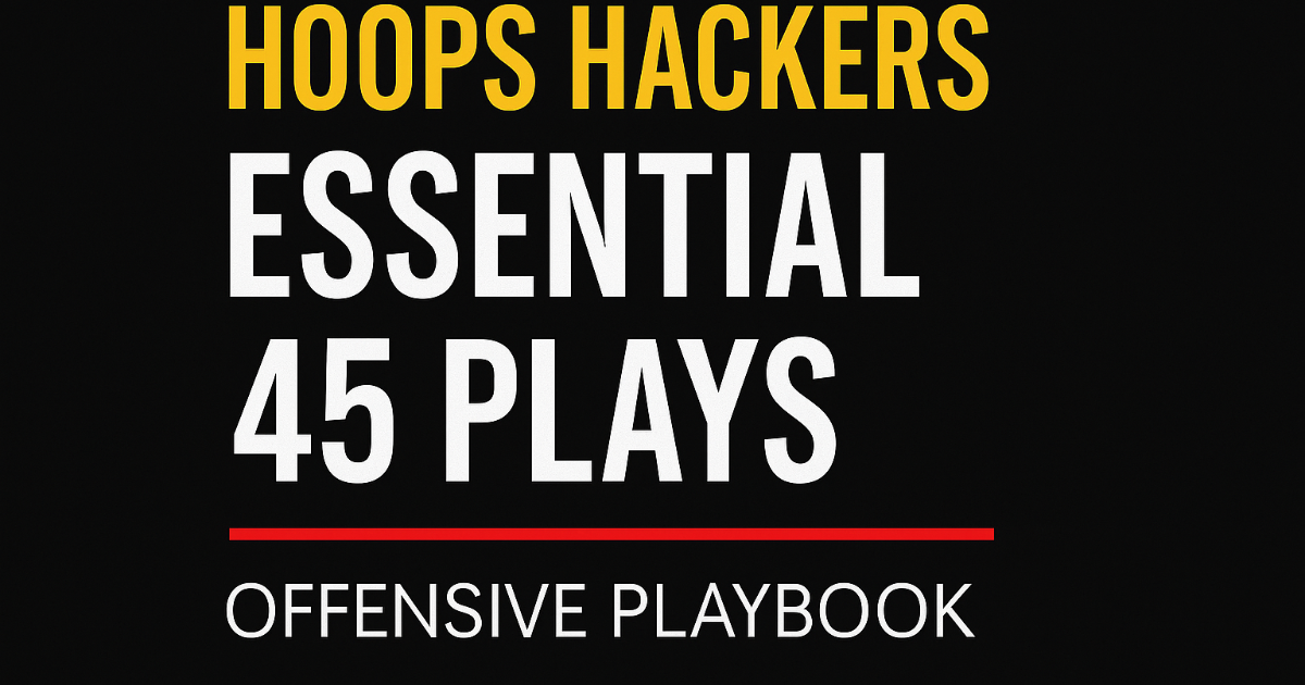 45-NBA & Euro League Plays: Hoops Hackers Playbook Vol 1