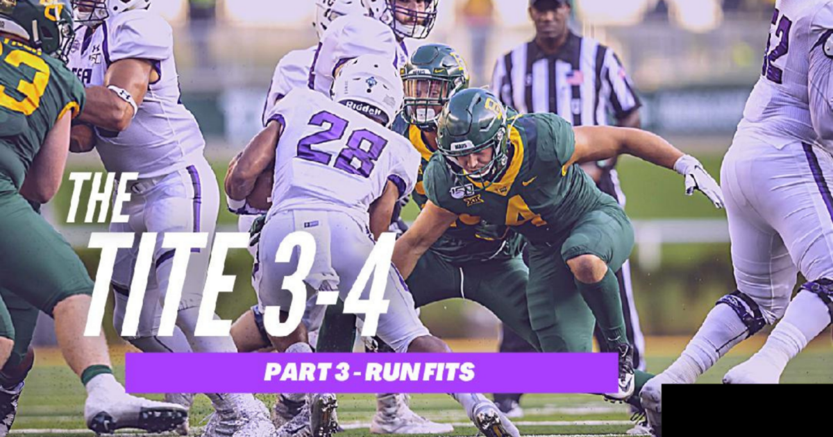 The Tite 3-4: Part 3 - Run Fits Chalk Talk