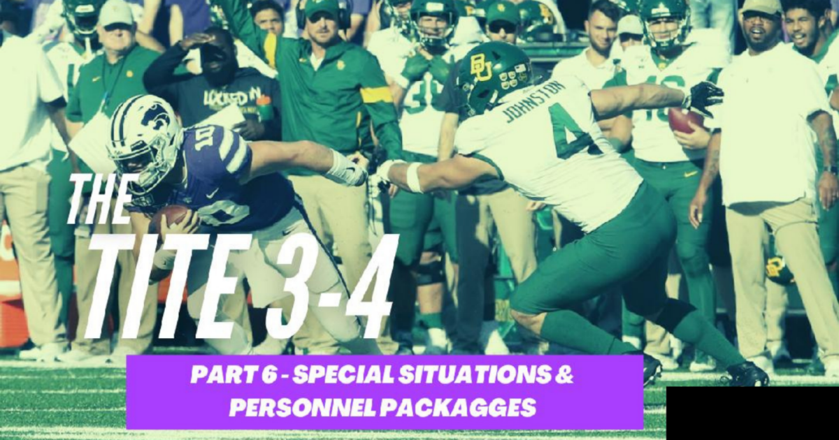 The Tite 3-4: Part 6 - Special Situations & Personnel Packages Chalk Talk