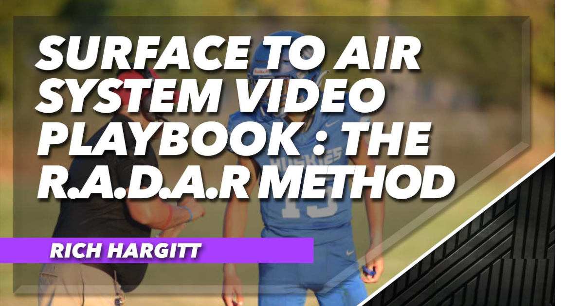 Surface To Air System Video Playbook - The R.A.D.A.R. Method