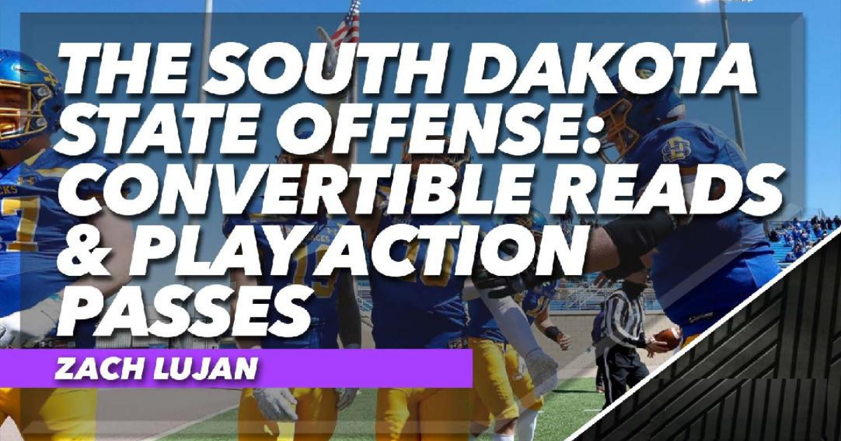 The South Dakota State Offense: Convertible Reads & Play Action Passes