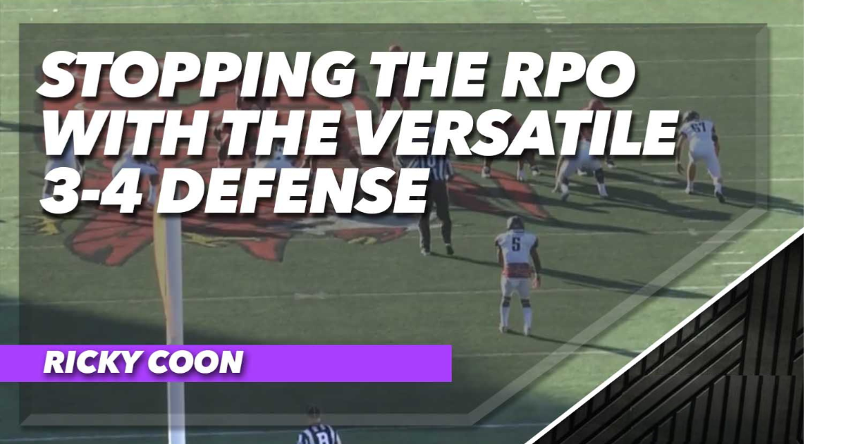 Stopping the RPO with the Versatile 3-4 Defense
