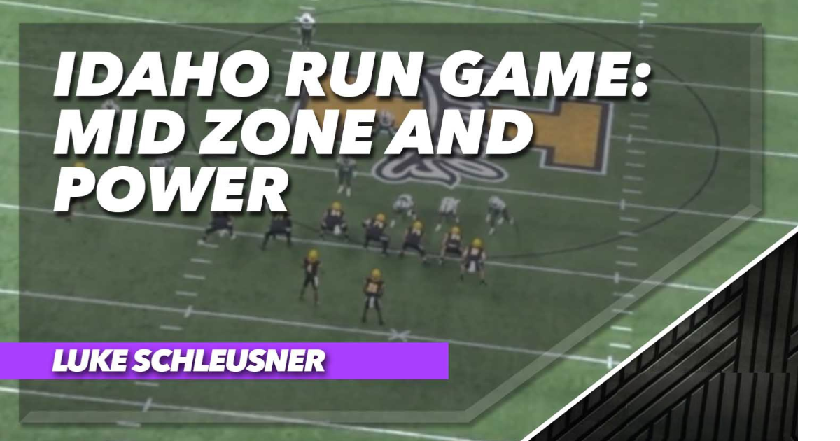Idaho Run Game: Mid Zone and Power