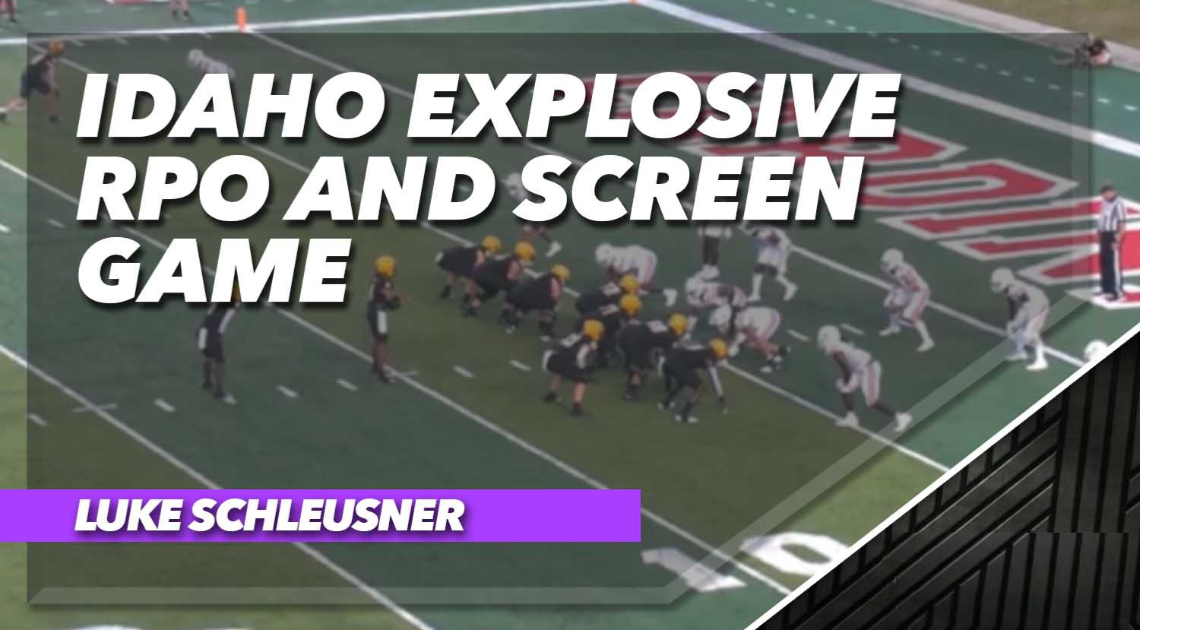 Idaho Explosive RPO and Screen Game