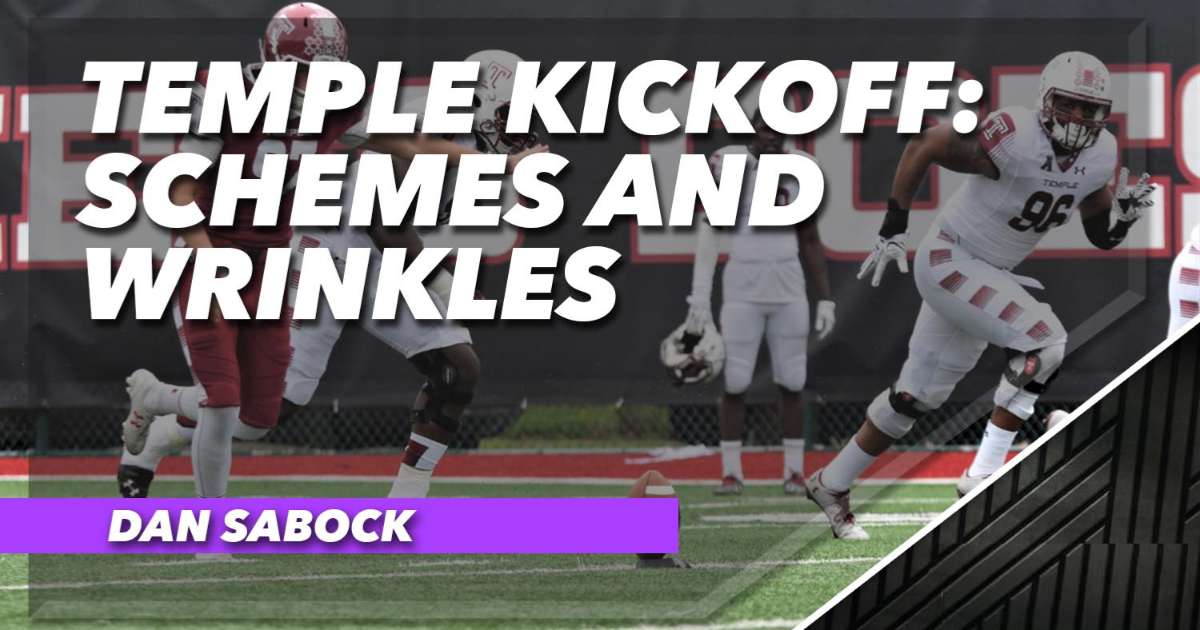 Temple Kickoff Schemes and Wrinkles