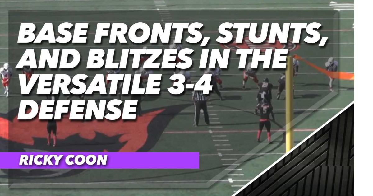 Base Fronts, Stunts & Blitzes in the Versatile 3-4 Defense
