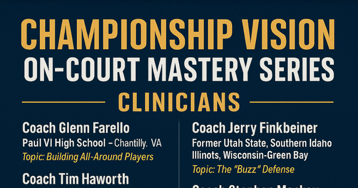 Championship Vision On-Court Video Mastery Series
