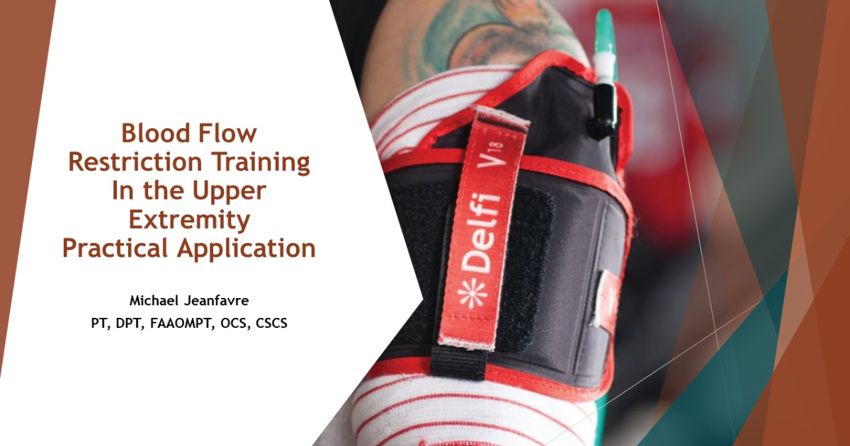 Blood Flow Restriction Training for the Upper Body 