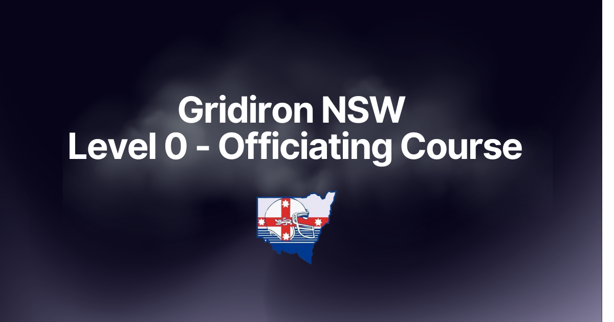 Level 0 - GNSW Officiating Course 