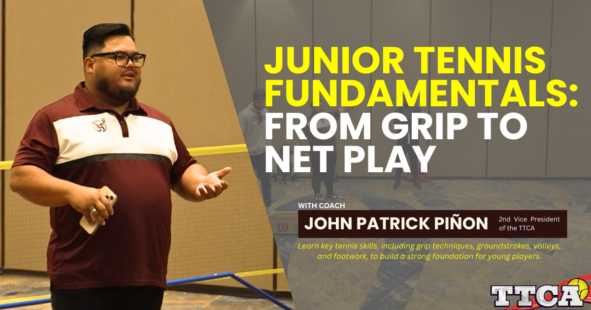 Tennis Fundamentals: From Grip to Net Play with John Patrick Piñon